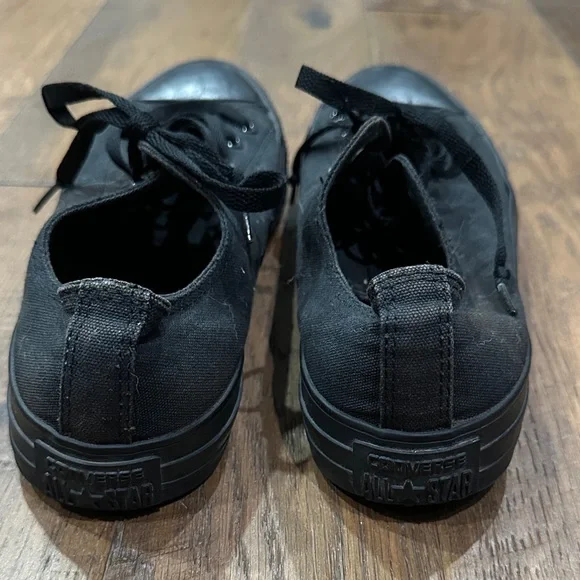 Converse Men's Black Low-Top Sneakers - Picture 5 of 6